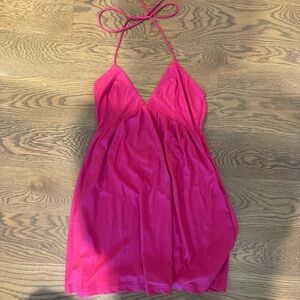 superdown Pink Halter Dress